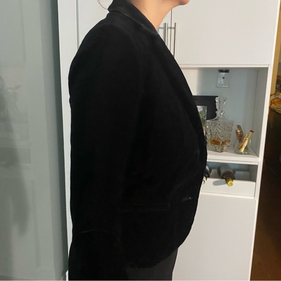 Old Navy Black Velvet Blazer With Sparkly Buttons Size XS - Picture 8 of 8